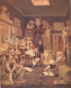 Johann Zoffany Charles Towneley's Library in Park Street (nn03)